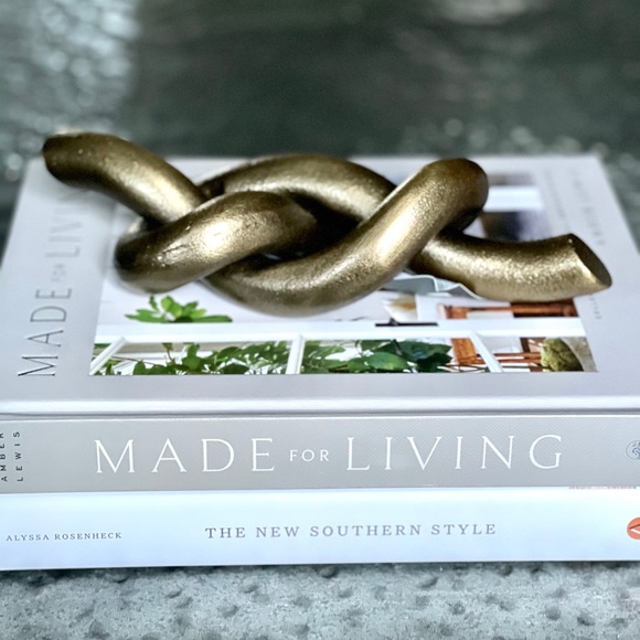 NWT Studio McGee brass decorative knot home decor